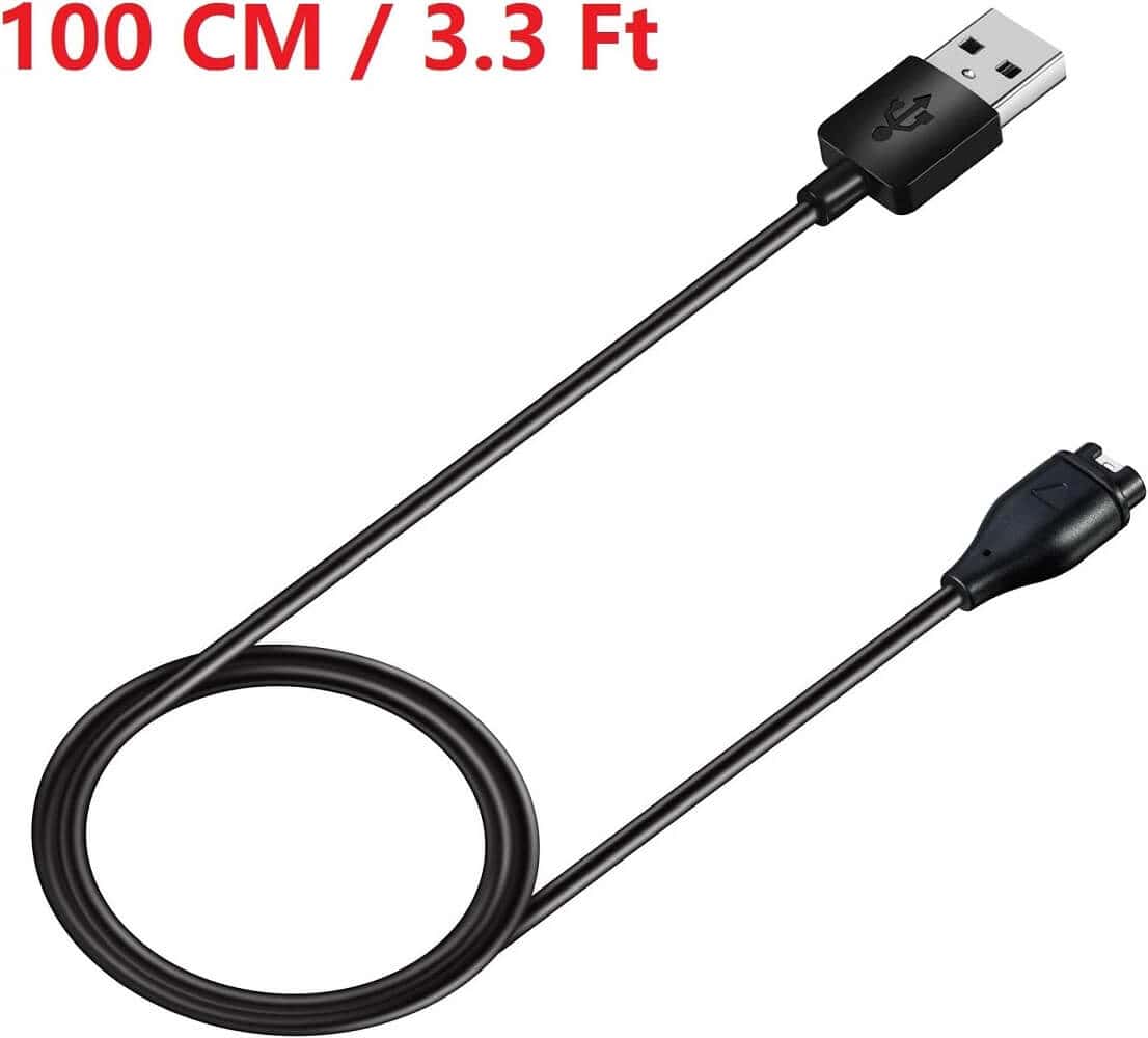 For Garmin Fenix 7 7S 7X 6 6S 6X Pro 5 5S 5X Plus, Epix 2, Forerunner 745 935 945 45 45S 245 Charger Charging Cable Cord For Garmin Fenix 7 7S 7X 6 6S 6X Pro 5 5S 5X Plus, Epix 2, Forerunner 745 935 945 45 45S 245 Charger Charging Cable Cord
